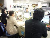 イブ残業３名.JPG