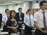 美しき上司T嬢マナー研修中.JPG